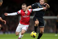 Arsenal midfielder Jack Wilshere