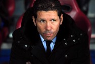 Huấn luyện viên Diego Simeone của Atletico Madrid