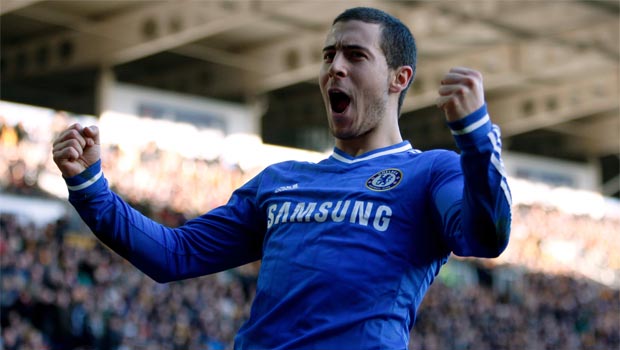 Tiền vệ kiến thiết Eden Hazard của Chelsea 