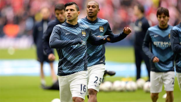 Tiền đạo Sergio Aguero của Manchester City