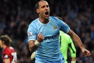 Hậu vệ phải Pablo Zabaleta của Manchester City Bóng Đá