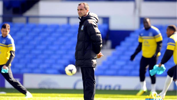 Huấn luyện viên Roberto Martinez của Everton 