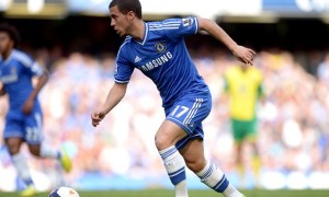 Cầu thủ chạy cánh Eden Hazard của Chelsea