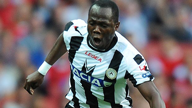 Tiền vệ Emmanuel Agyemang-Badu của Ghana 