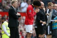 Tiền vệ Marouane Fellaini của Manchester United