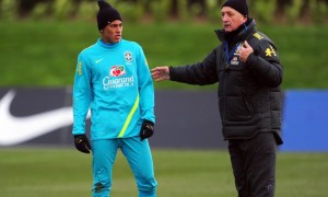 Luiz Felipe Scolari and Neymar Brazil