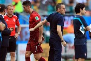 Paulo Bento and Cristiano Ronaldo Portugal