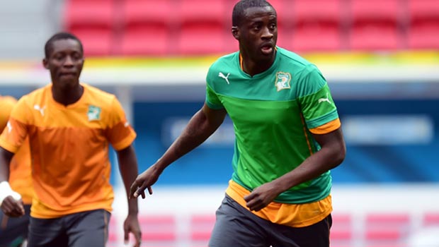 Yaya Toure Ivory Coast midfielder