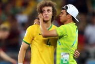 David Luis and Thiago Silva Brazil World Cup