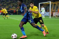 Danny Welbeck Arsenal v Borussia Dortmund