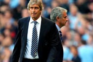 Manuel Pellegrini and Jose Mourinho