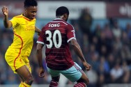 Raheem Sterling Liverpool v West Ham