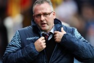 Aston Villa manager Paul Lambert