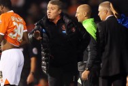 Blackpool manager Lee Clark