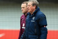 Roy Hodgson and Wayne Rooney England