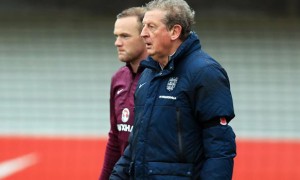 Roy Hodgson and Wayne Rooney England