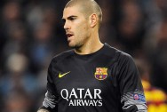 Victor Valdes Barcelona goalkeeper