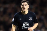 Everton midfielder Gareth Barry