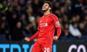 Liverpool midfielder Adam Lallana