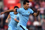 Manchester-City star striker Sergio Aguero