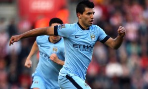 Manchester-City star striker Sergio Aguero