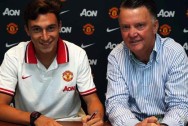 Manchester-United-Matteo-Darmia-and-Louis-Van-Gaal