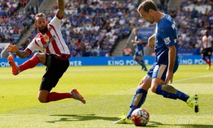 Sunderland-striker-Steven-Fletcher-and-Christian-Fuchs