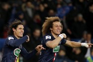 Cavani-David Luiz-psg