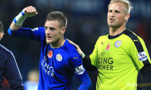 Leicester-City-Kasper-Schmeichel-and-Jamie-Vardy