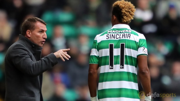 Celtic: Sinclair kỳ vọng vào HLV trưởng Brendan Rodgers