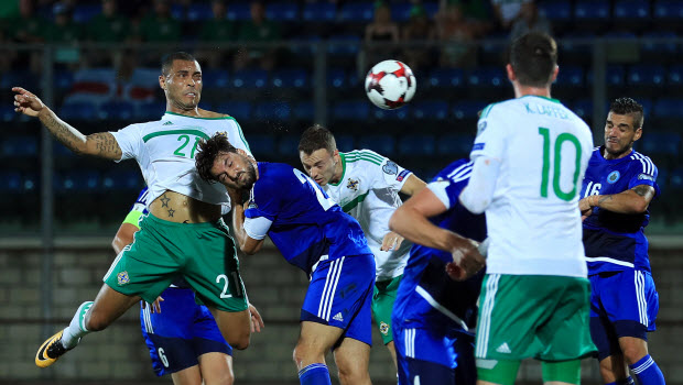 Northern Irelands Josh Magennis - San Marino v Northern Ireland - 2018 FIFA World Cup Qualifying